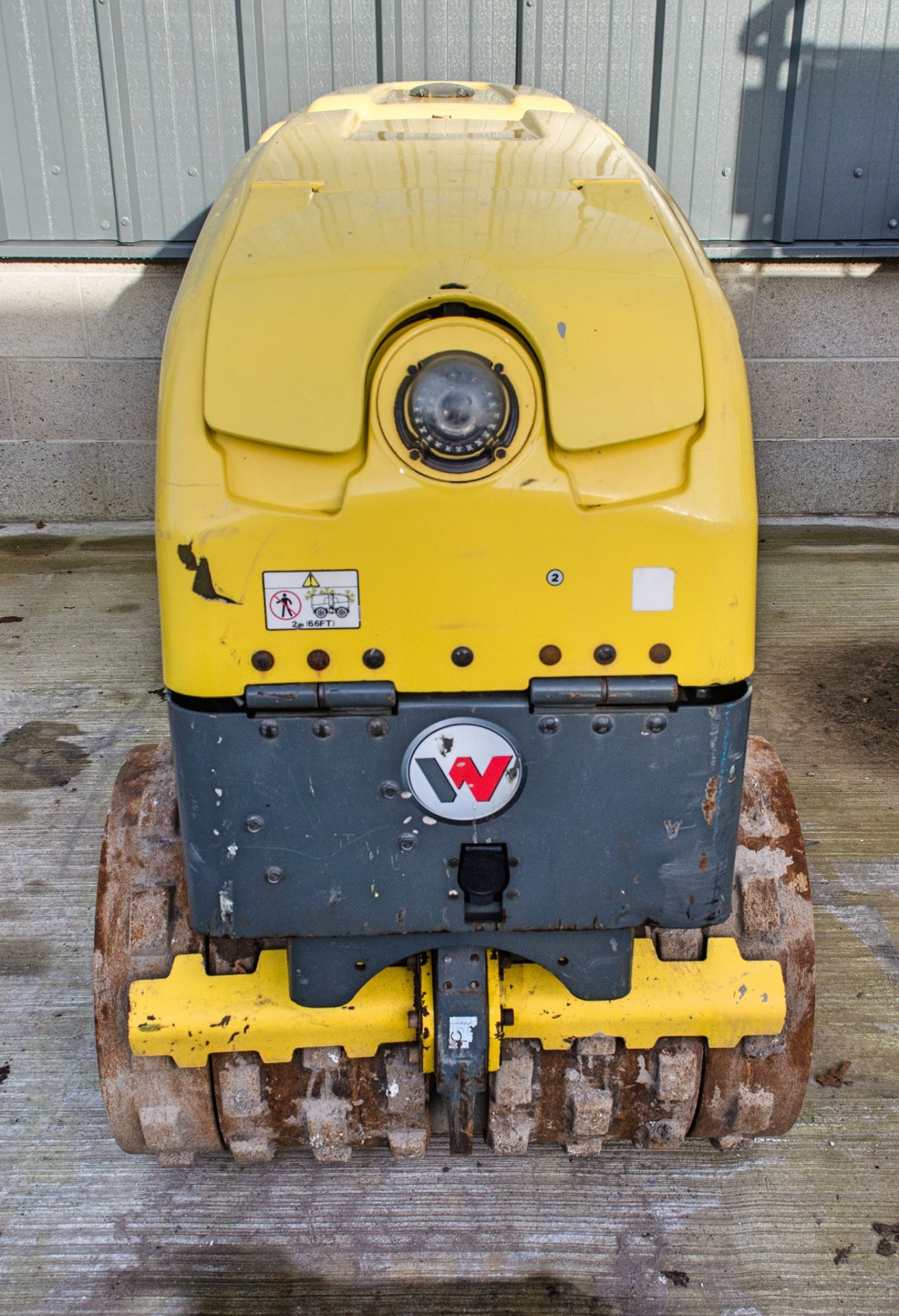 Wacker Neuson RTSC3 diesel driven remote control trench roller Year: 2016 S/N 24311792 Recorded - Image 5 of 10