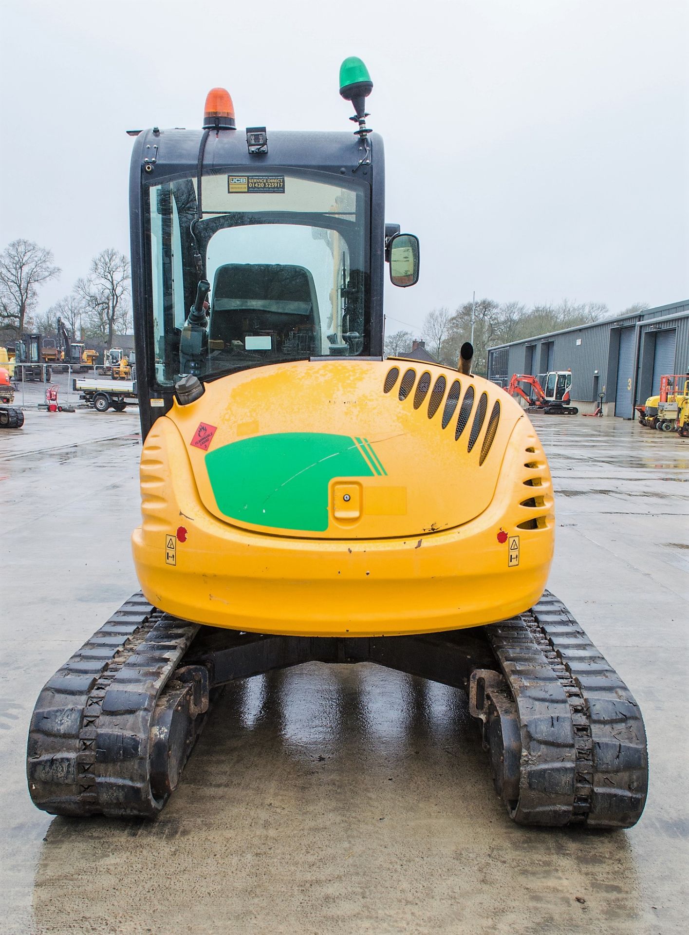 JCB 8055 RTS 5.5 tonne rubber tracked midi excavator Year: 2015 S/N: 2426200 Recorded hours: 2019 - Image 6 of 22