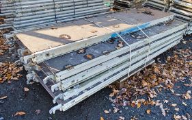 Pallet of 11 Eiger 500 2.5 metre aluminium scaffold tower staging boards