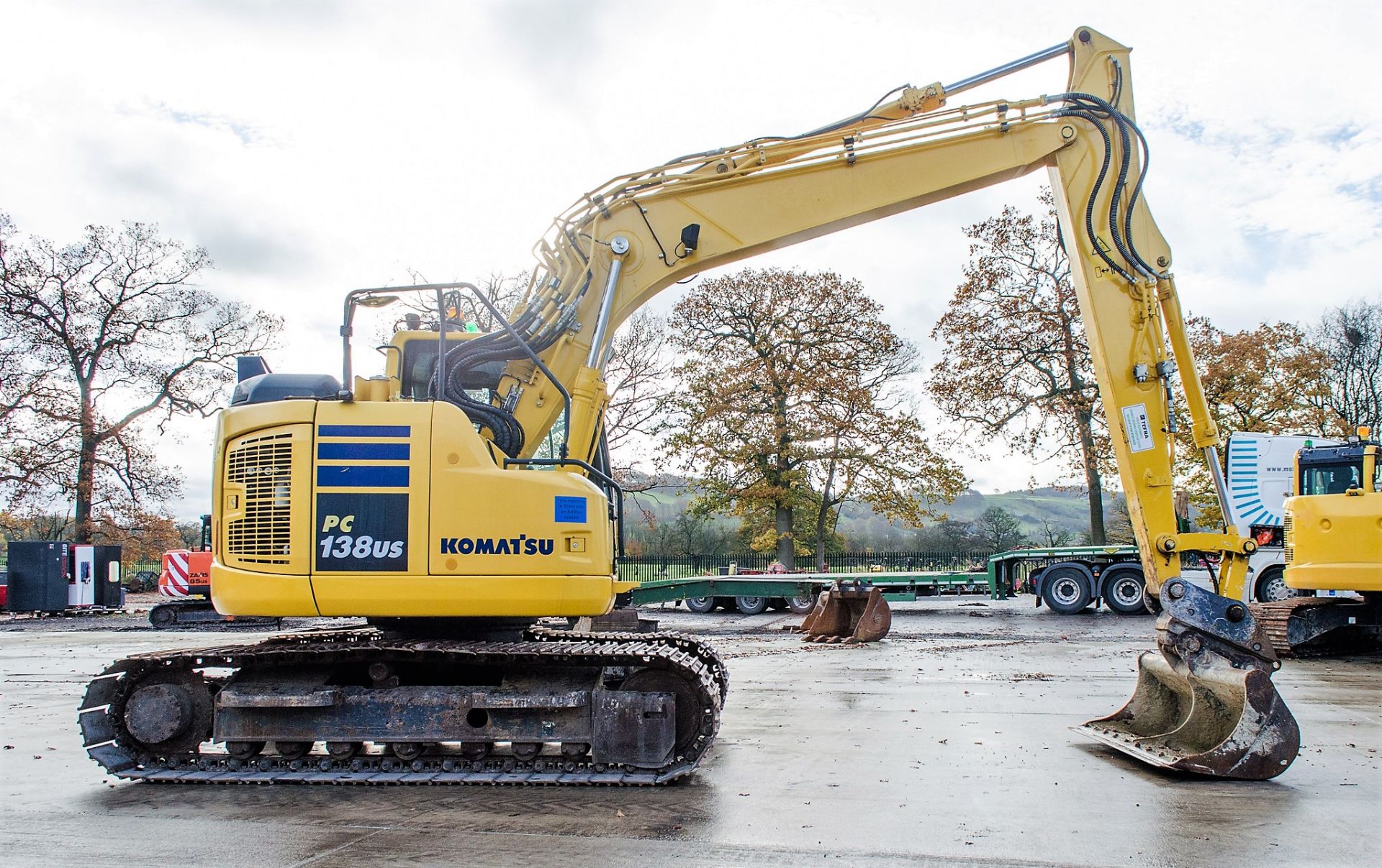 Komatsu PC138US 13 tonne steel tracked excavator Year: 2017 S/N: F50393 Recorded Hours: 3961 3rd - Image 8 of 28