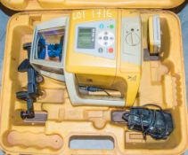 Topcon RL-100 25 rotating laser level c/w LS-80B long range receiver, charger and carry case