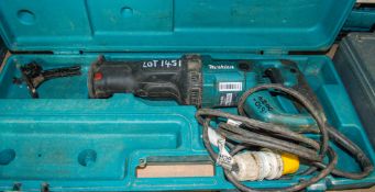 Makita JR3050T 110v reciprocating saw c/w carry case 1610-0027