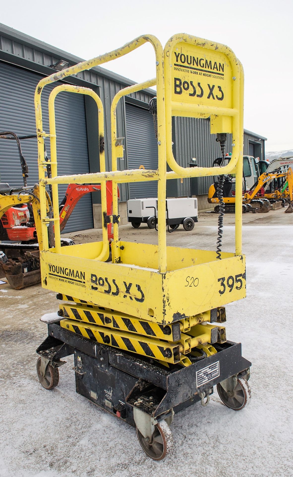 Youngman Boss X3 battery electric push along scissor lift Year: 2015 S20 395 - Image 3 of 6