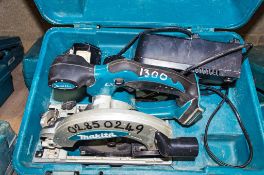 Makita BSS610 18v cordless circular saw c/w charger, battery and carry case 02850249