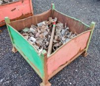 Stillage of scaffold clamps