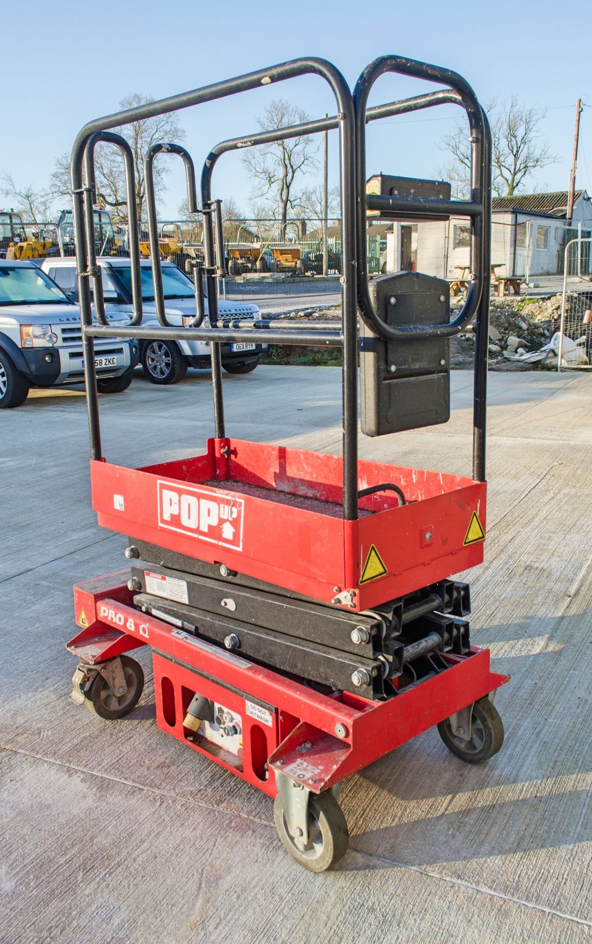 Pop Up Pro 8 battery electric push around scissor lift A740278