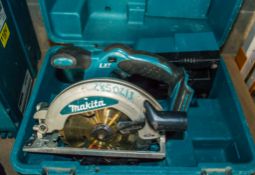 Makita BSS610 18v cordless circular saw c/w charger and carry case ** No battery ** 02850213