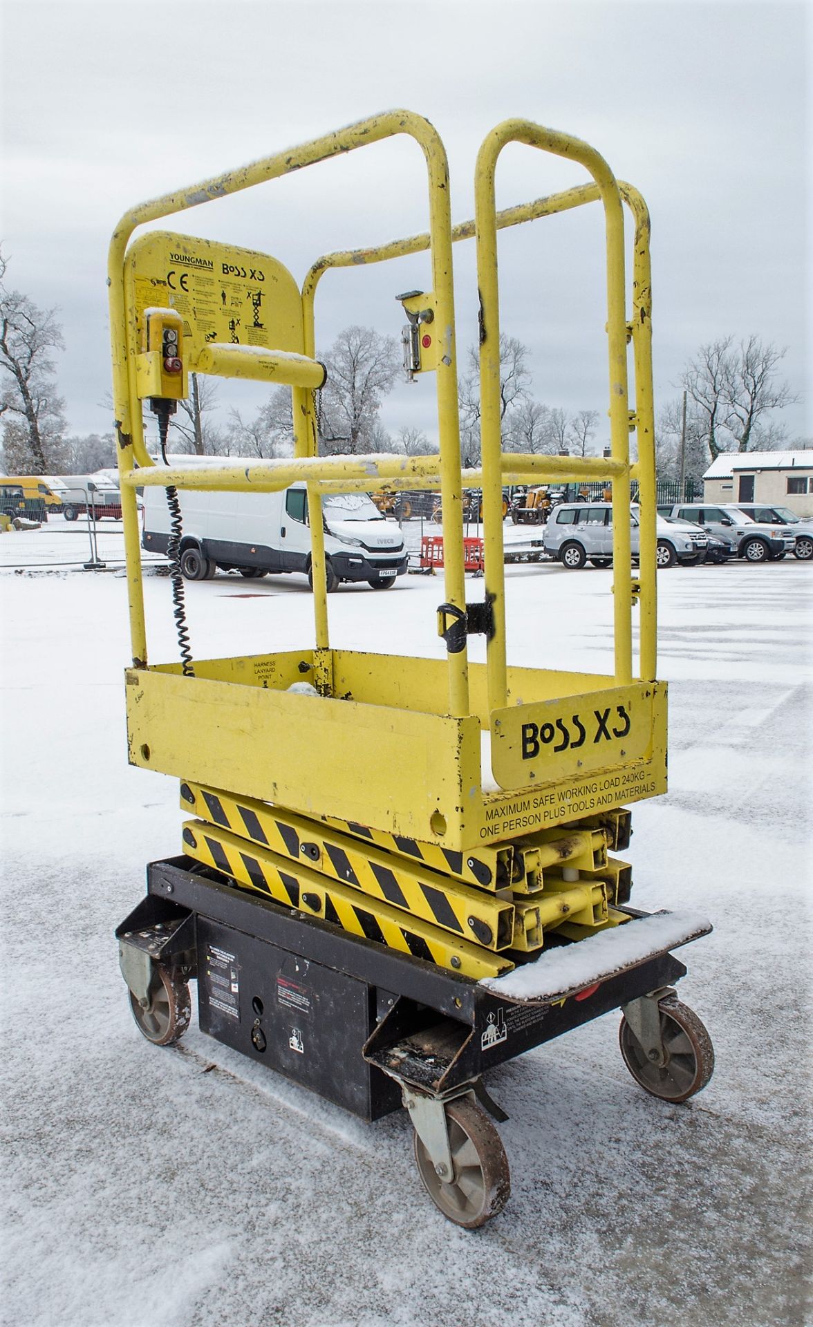 Youngman Boss X3 battery electric push along scissor lift Year: 2015 S20 395 - Image 2 of 6