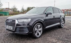 Audi Q7 3.0 TDi S-Line Quattro V6 diesel auto estate car Registration Number: OUT 881D (Plate to