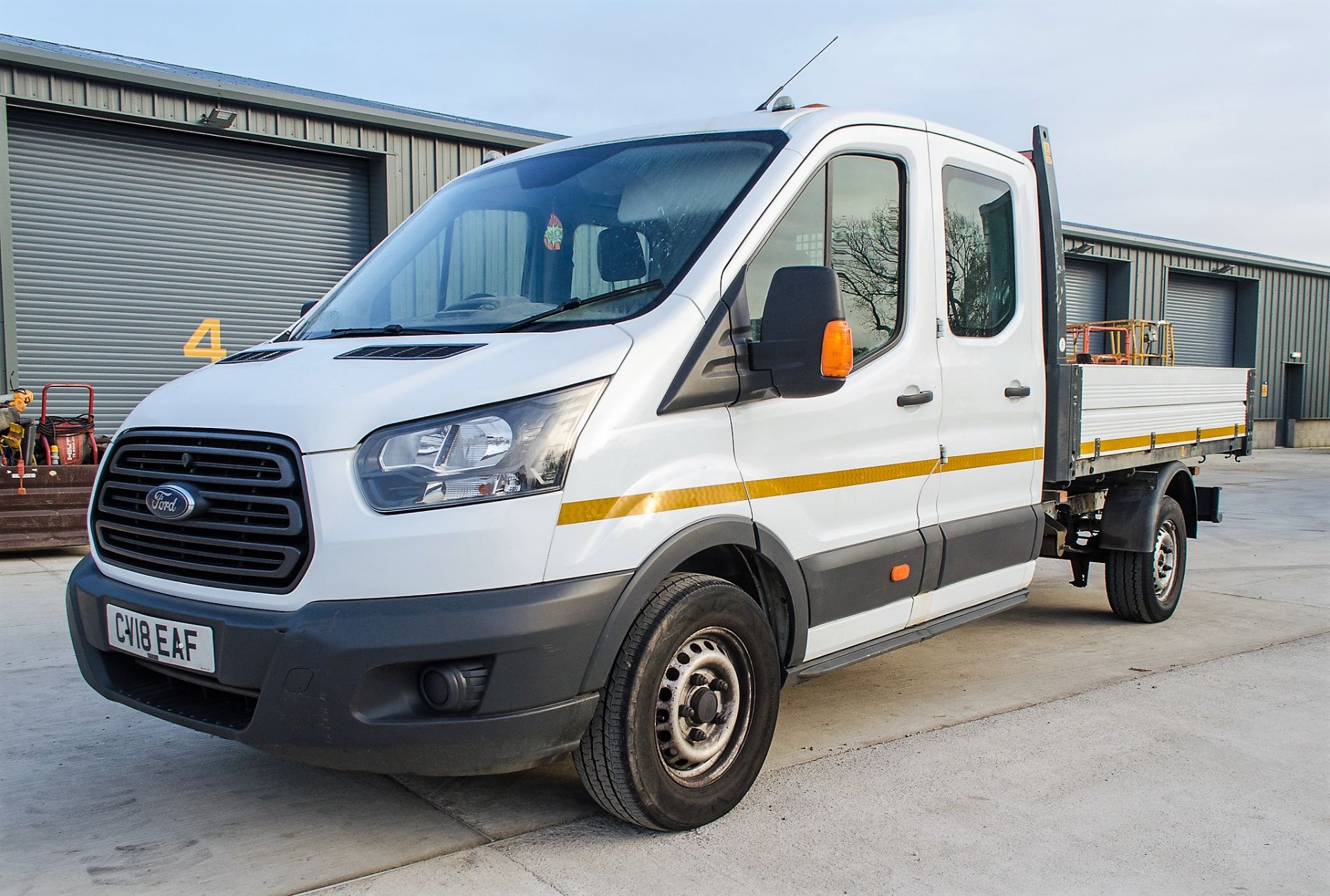 Ford Transit 350 TDCI 130 L3 LWB double cab tipper van Registration Number: CV18 EAF Date of