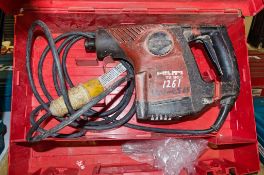 Hilti TE300 110v SDS rotary hammer drill c/w carry case ** Chuck missing ** 1108-6525