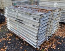 Pallet of 20 Boss 1.8m aluminium scaffold tower staging boards