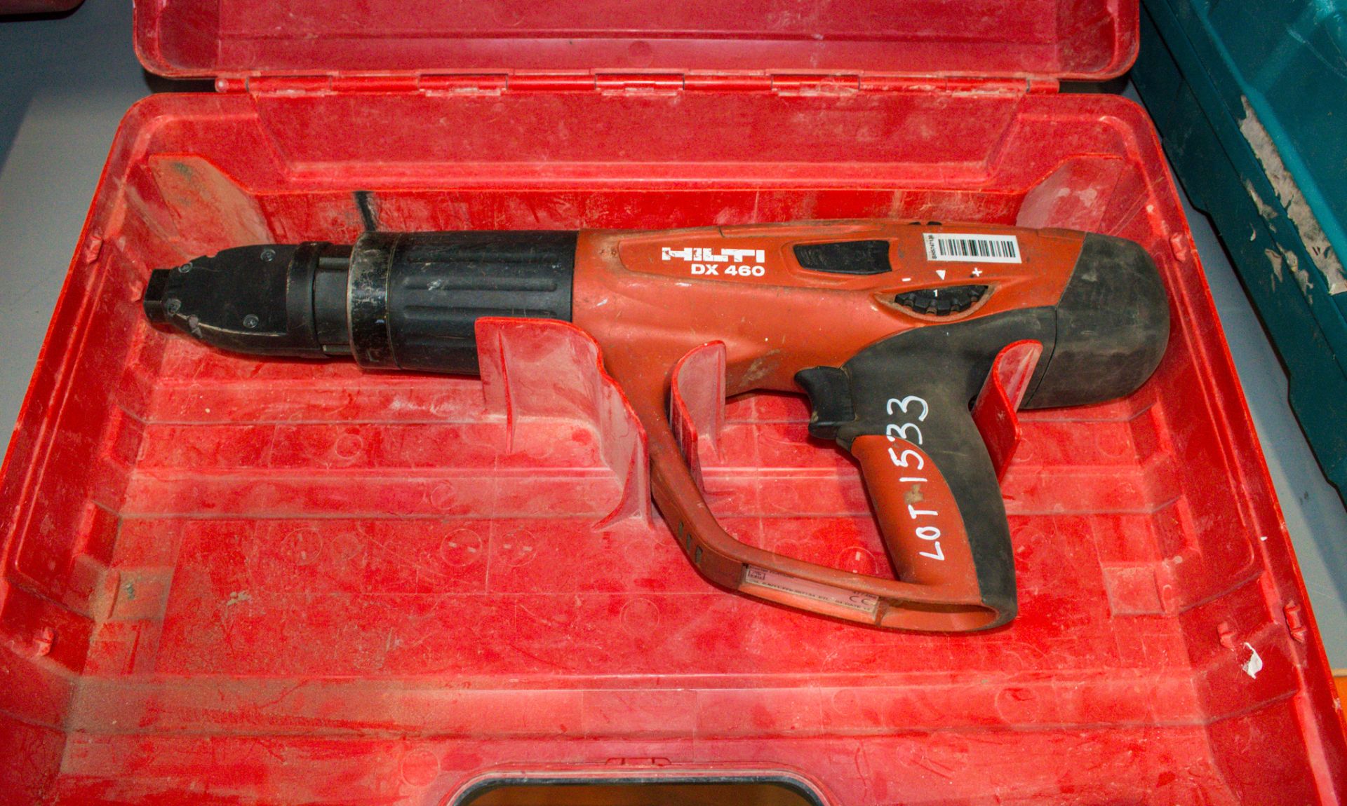 Hilti DX460 cordless nail gun c/w carry case ** No battery ** 1411-0984