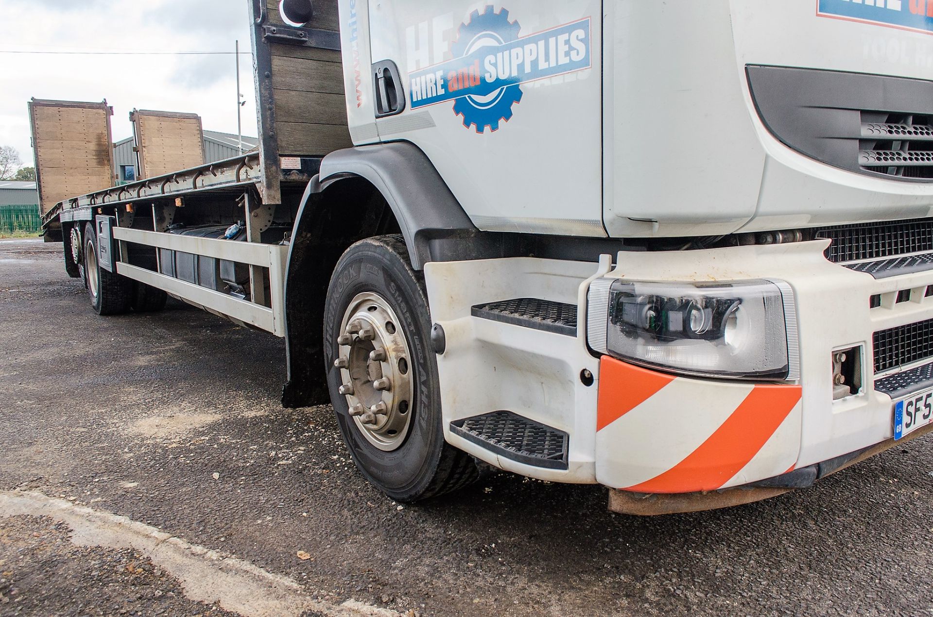 Renault Premium 26 tonne 6x2 beaver tail plant lorry Registration Number: SF59 BWL Date of - Image 9 of 26