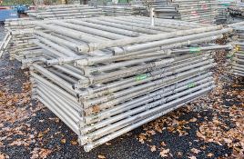 Pallet of 20 Boss aluminium scaffold tower end frames
