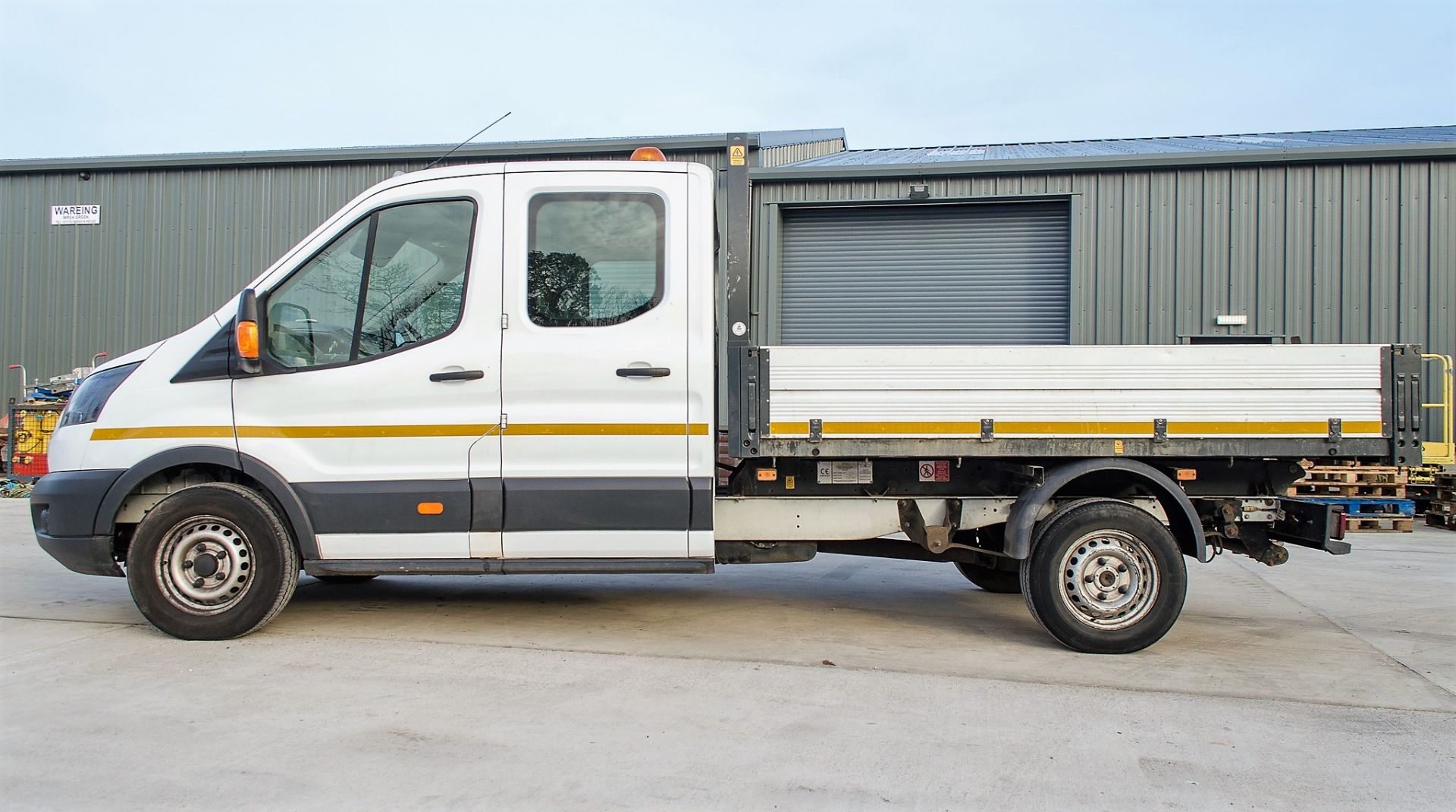 Ford Transit 350 TDCI 130 L3 LWB double cab tipper van Registration Number: CV18 EAF Date of - Image 7 of 27