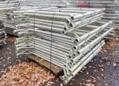 Pallet of 20 Eiger 500 aluminium scaffold tower end frames