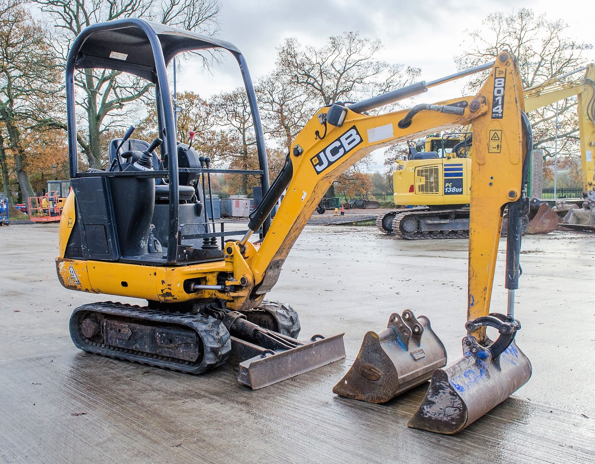JCB 8014 CTS 1.5 tonne rubber tracked mini excavator Year: 2015 S/N: 2070994 Recorded Hours: 1325 - Image 2 of 21