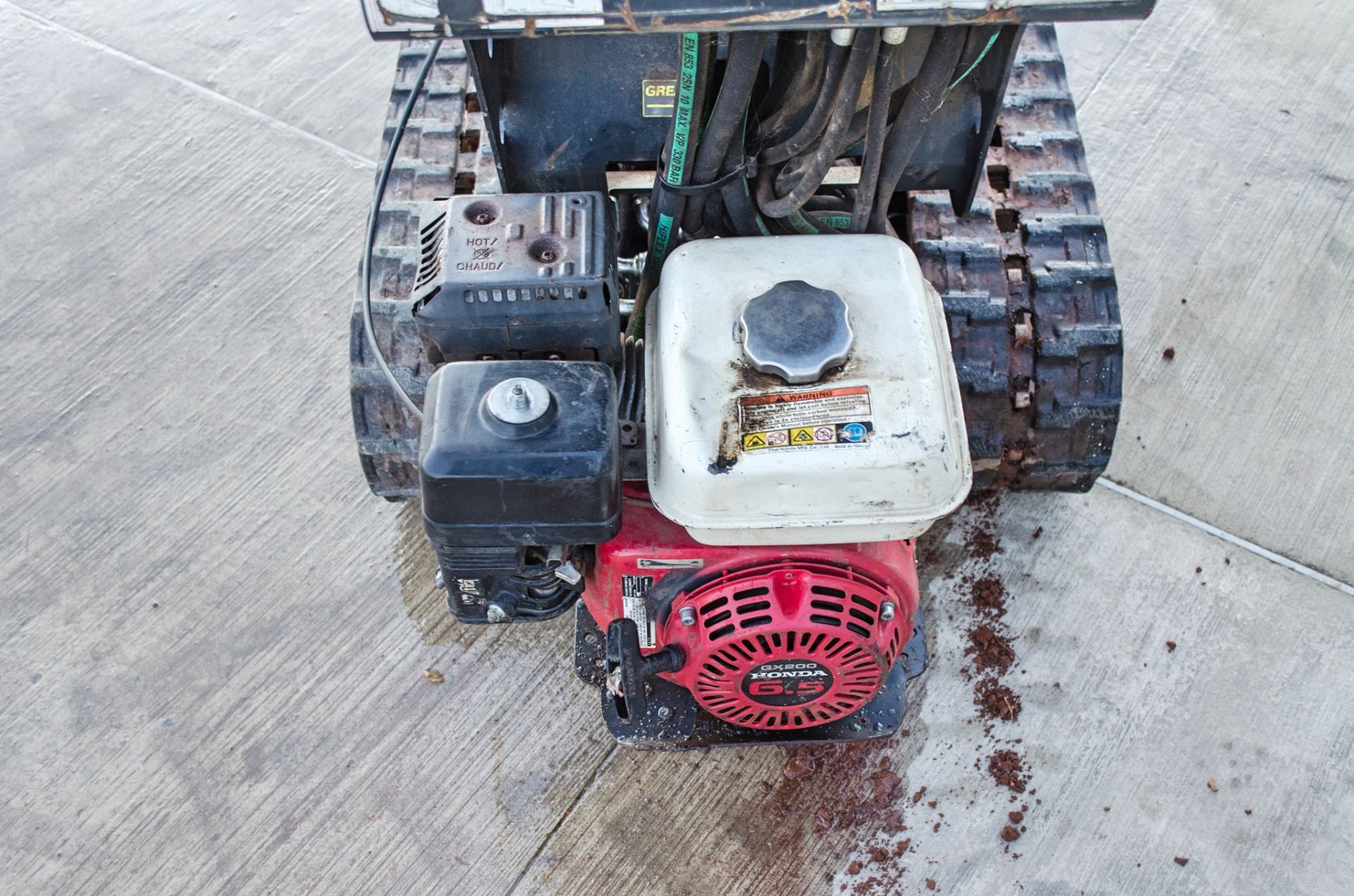 Cormidi 50 petrol driven walk behind high tip rubber tracked dumper Year: 2006 S/N: 44430 M741 - Image 13 of 14