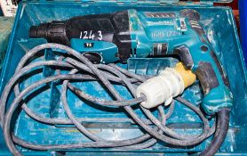 Makita HR2630 110v SDS rotary hammer drill c/w carry case 1610-1224