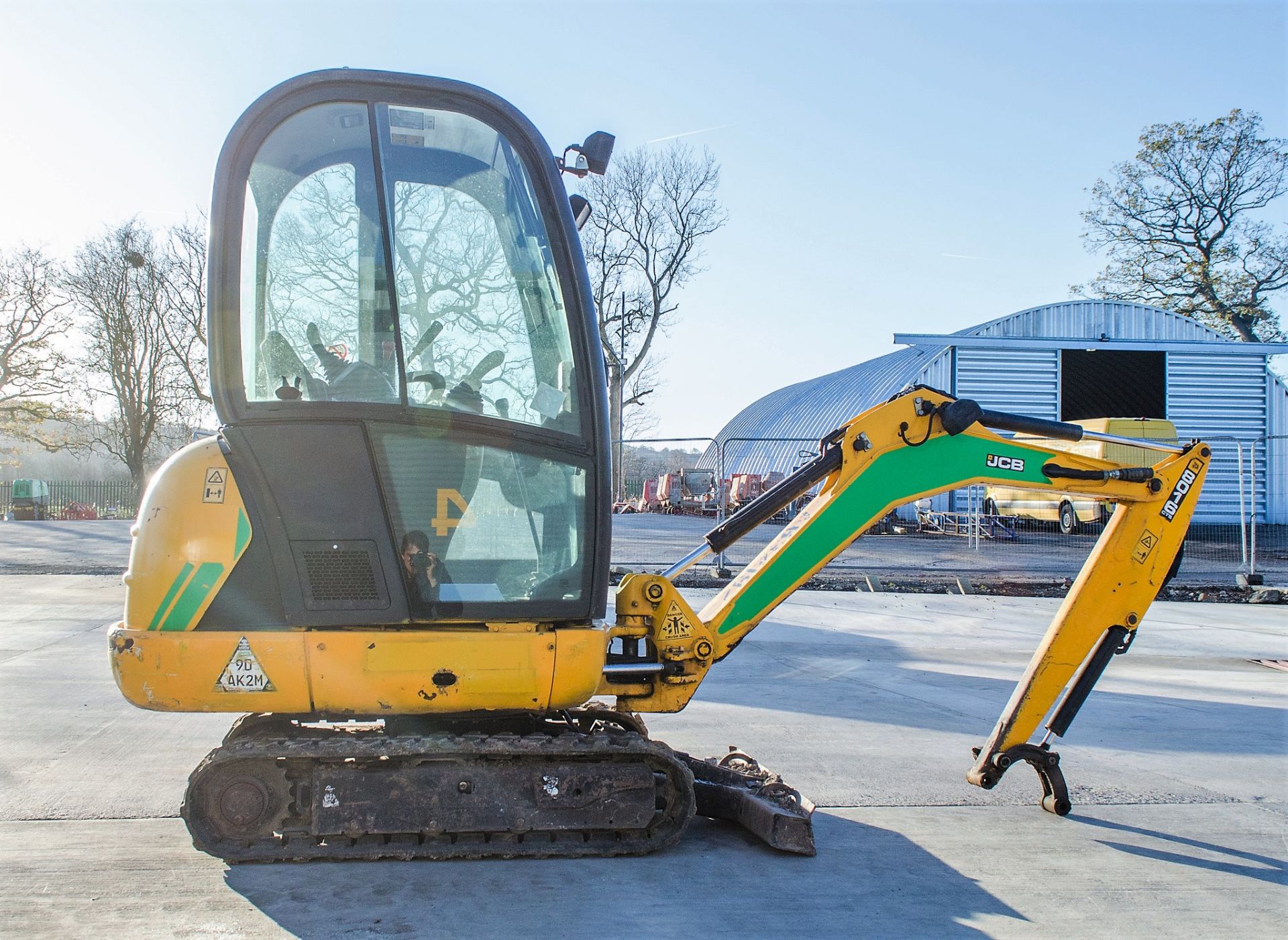 JCB 8016 1.5 tonne rubber tracked mini excavator Year: 2014 S/N: 2071597 Recorded Hours: 2148 - Image 8 of 19