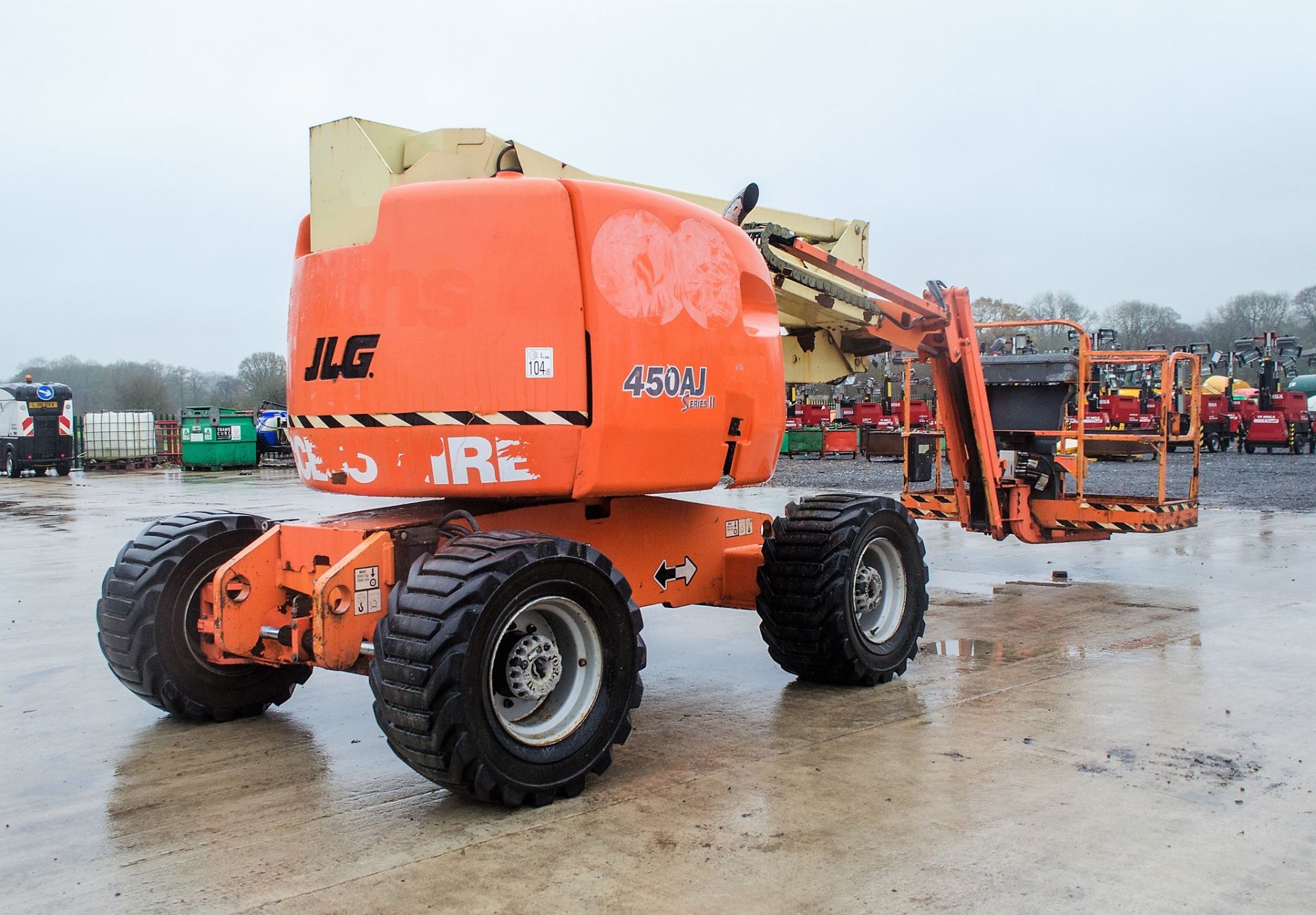 JLG 450AJ Series II 45 foot diesel driven 4wd boom lift Year: 2007 S/N: 130005069 Recorded hours: - Image 3 of 15