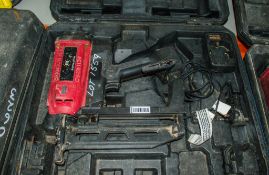 Montana GB16-64 6v cordless nail gun c/w battery charger and carry case 0424-1138