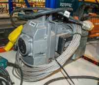 Minifor TR30 110v wire rope winch c/w wire rope 1507-0834