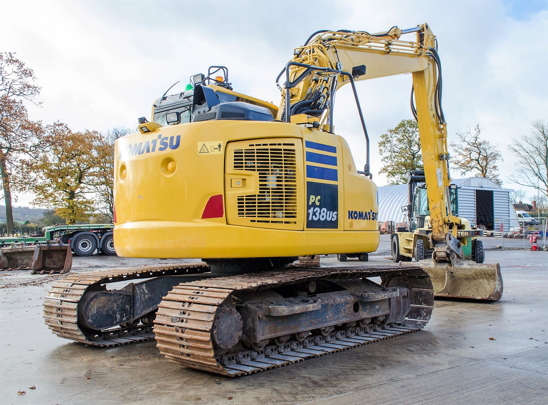 Komatsu PC138US 13 tonne steel tracked excavator Year: 2017 S/N: F50393 Recorded Hours: 3961 3rd - Image 3 of 28