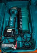 Makita BGA452 18v cordless angle grinder c/w battery, charger and carry case 1101-2646