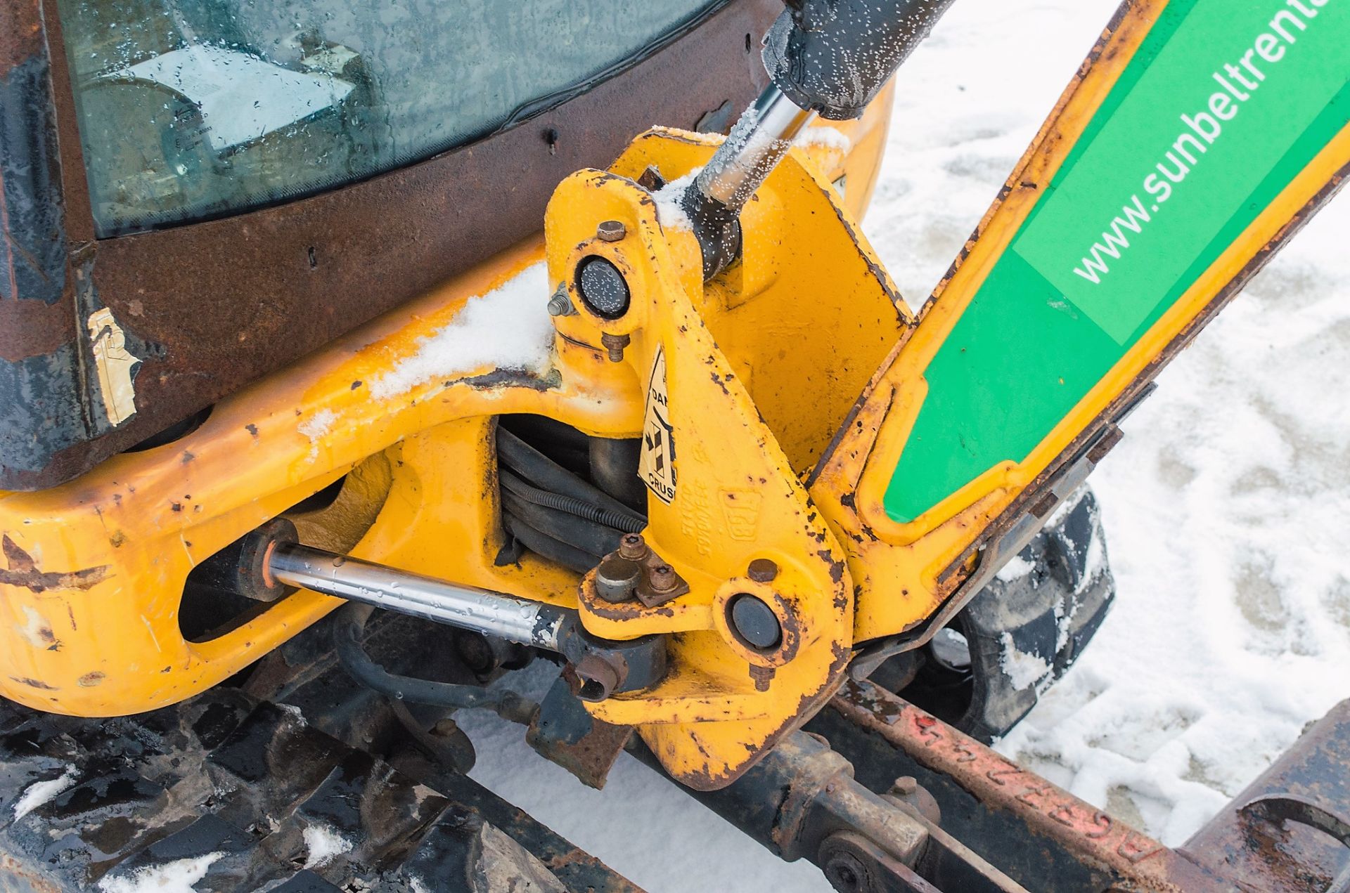 JCB 801.6 1.6 tonne rubber tracked mini excavator Year: 2015 2071810 Recorded hours: 1833 Blade, - Image 15 of 20