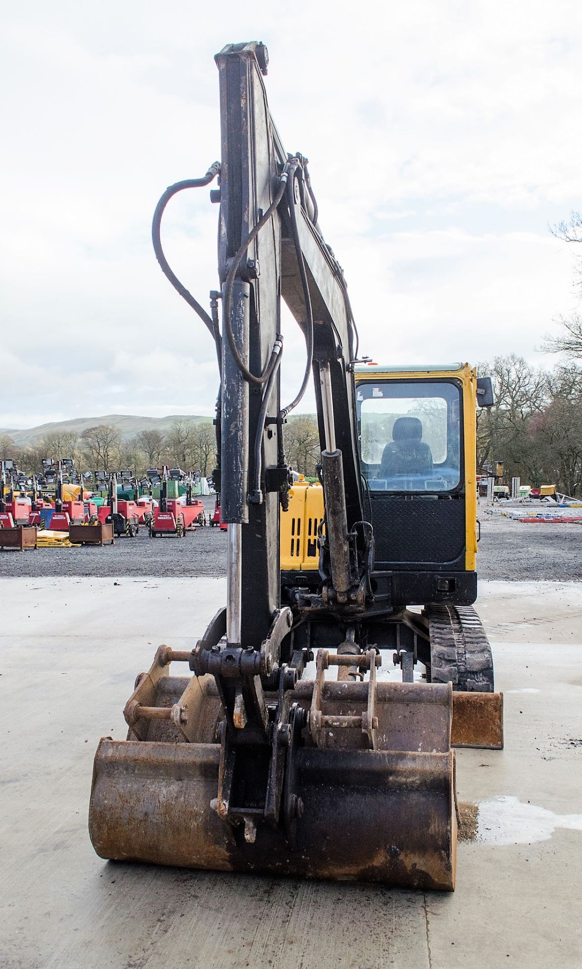 Volvo EC55B 5.5 tonne rubber tracked midi excavator Year: 2007 S/N: 35792 Recorded Hours: 6716 - Image 5 of 21