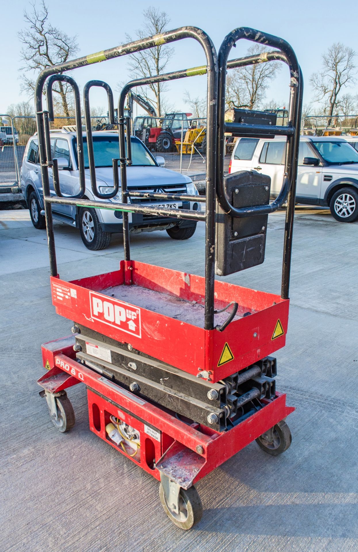 Pop Up Pro 8 battery electric push around scissor lift A740275