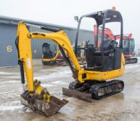 JCB 8014 1.5 tonne rubber tracked mini excavator Year: 2012 S/N: 1627370 Recorded Hours: Not