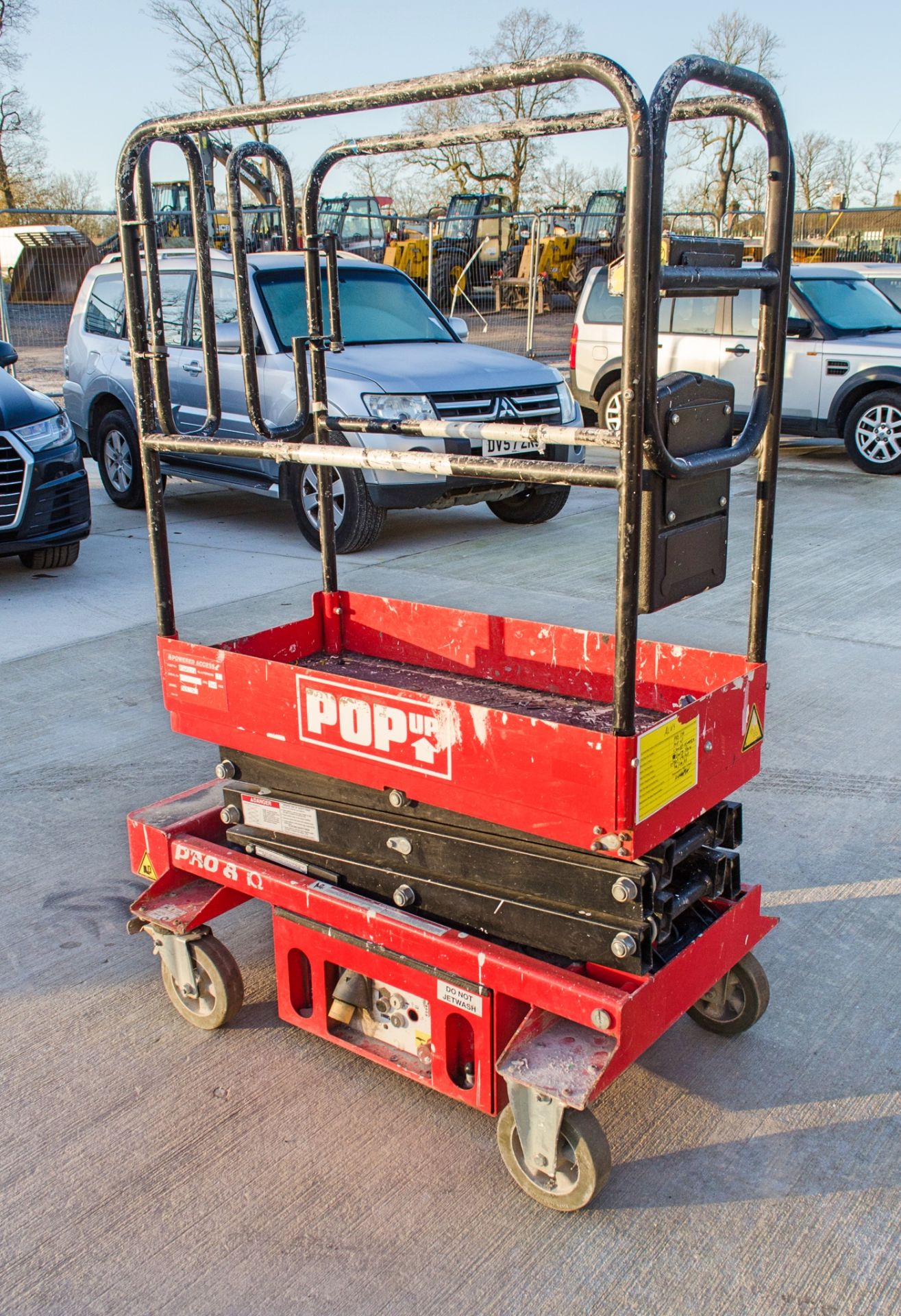 Pop Up Pro 8 battery electric push around scissor lift A740274