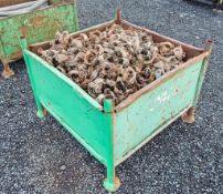 Stillage of scaffold clamps