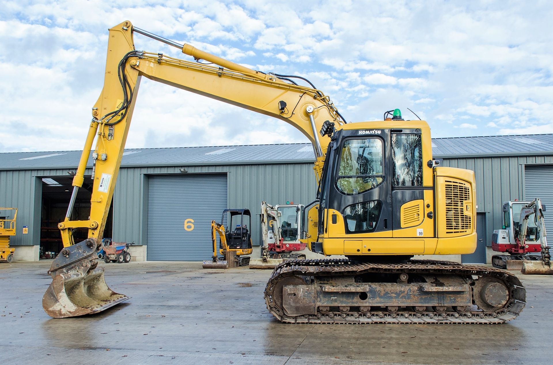 Komatsu PC138US 13 tonne steel tracked excavator Year: 2017 S/N: F50393 Recorded Hours: 3961 3rd - Image 7 of 28