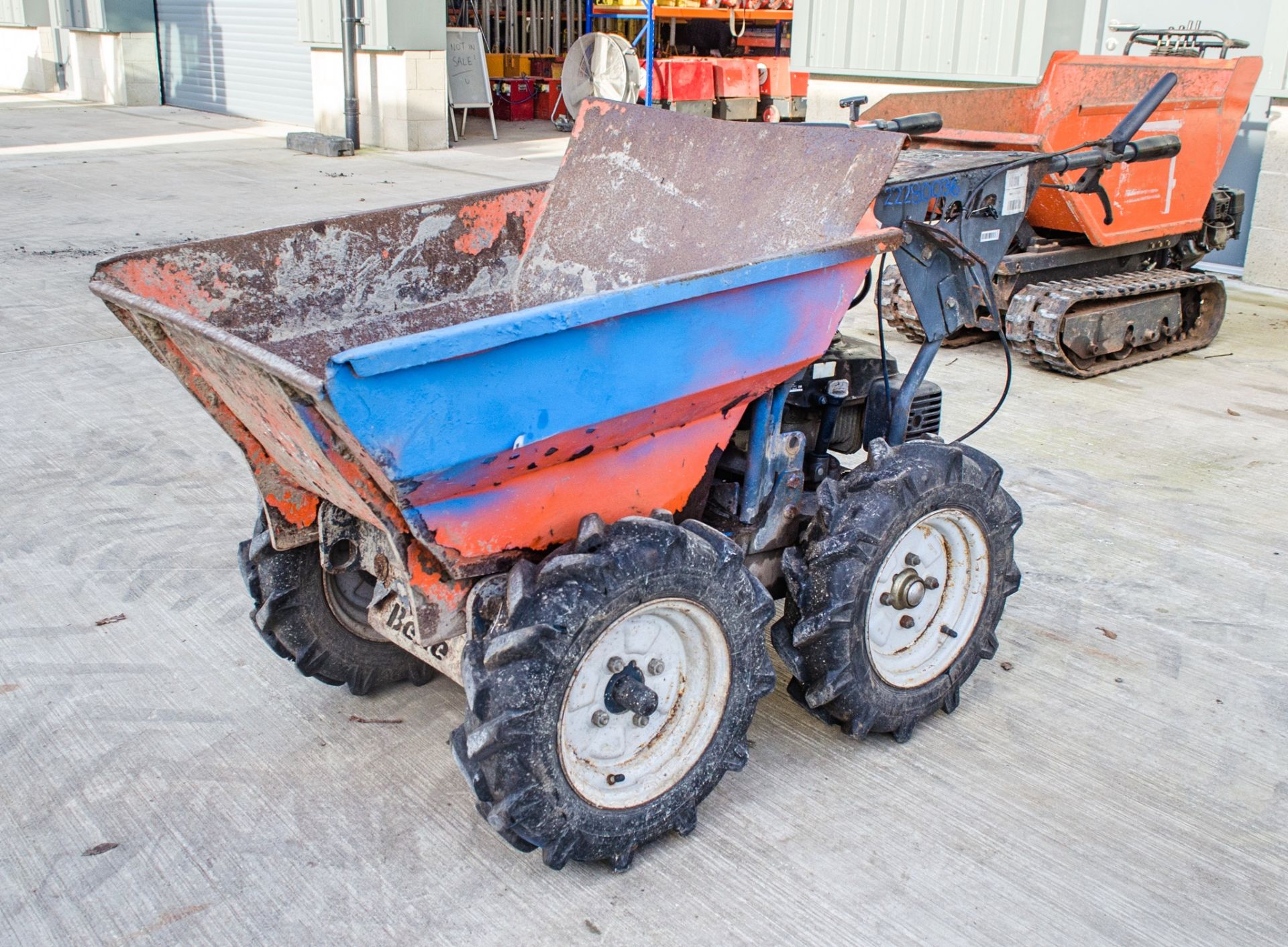 Belle BMD petrol driven walk behind powered barrow 22280036