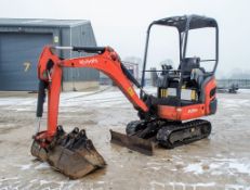 Kubota KX15-4 1.5 tonne rubber tracked mini excavator Year: 2015 S/N: 58748 Recorded Hours: 2210