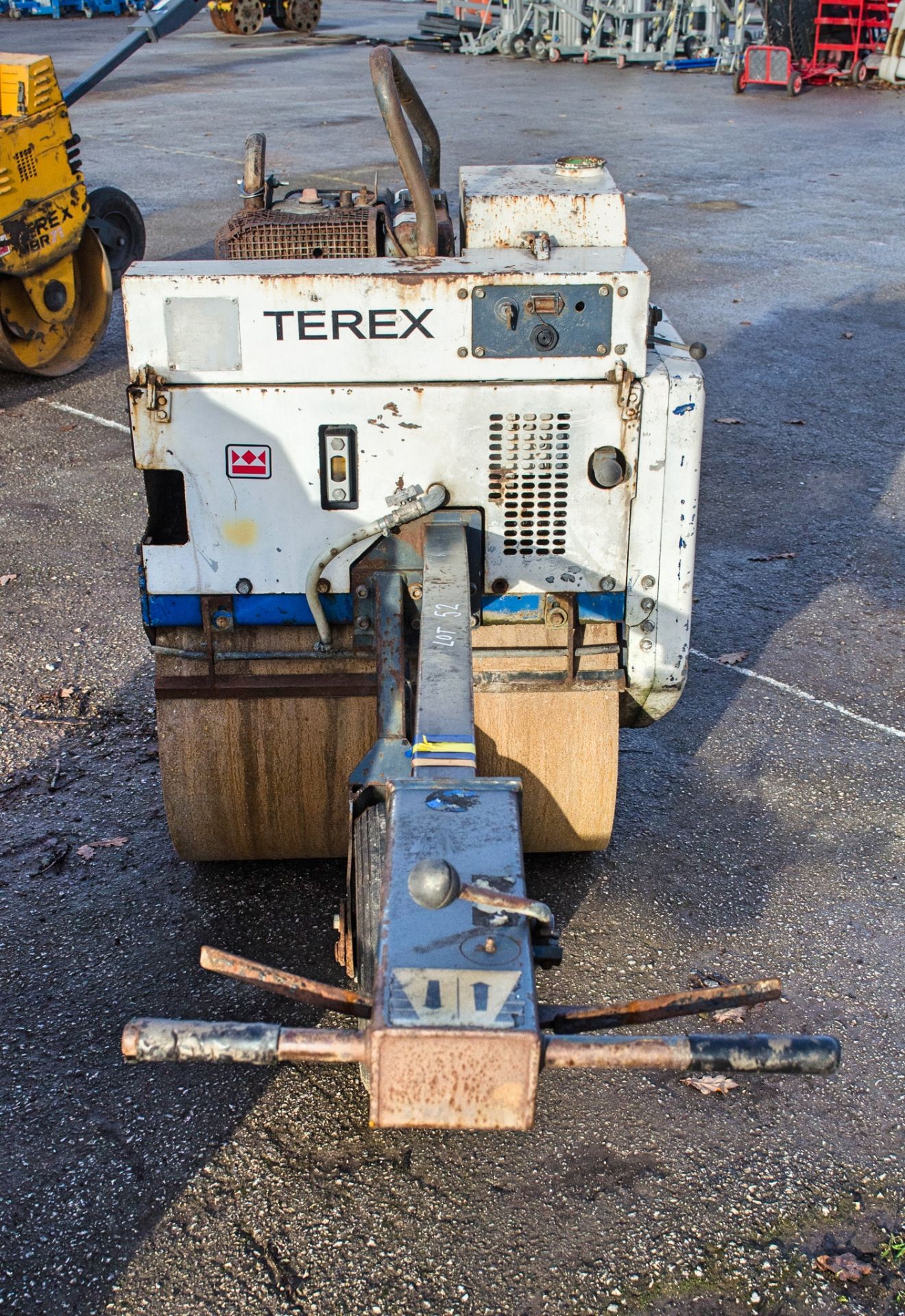 Benford Terex MBR71 diesel driven single drum pedestrian roller Year: 2005 S/N: E504BK162 - Image 3 of 5