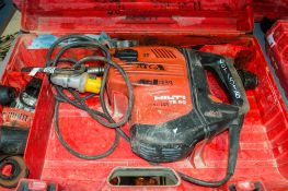 Hilti TE80 AVR 110v SDS rotary hammer drill c/w carry case ** For spares ** 14011239