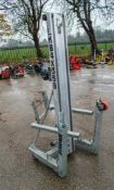 Sumner 2010 manual material hoist c/w forks LK84V412