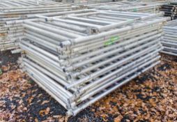 Pallet of 19 Boss aluminium scaffold tower end frames