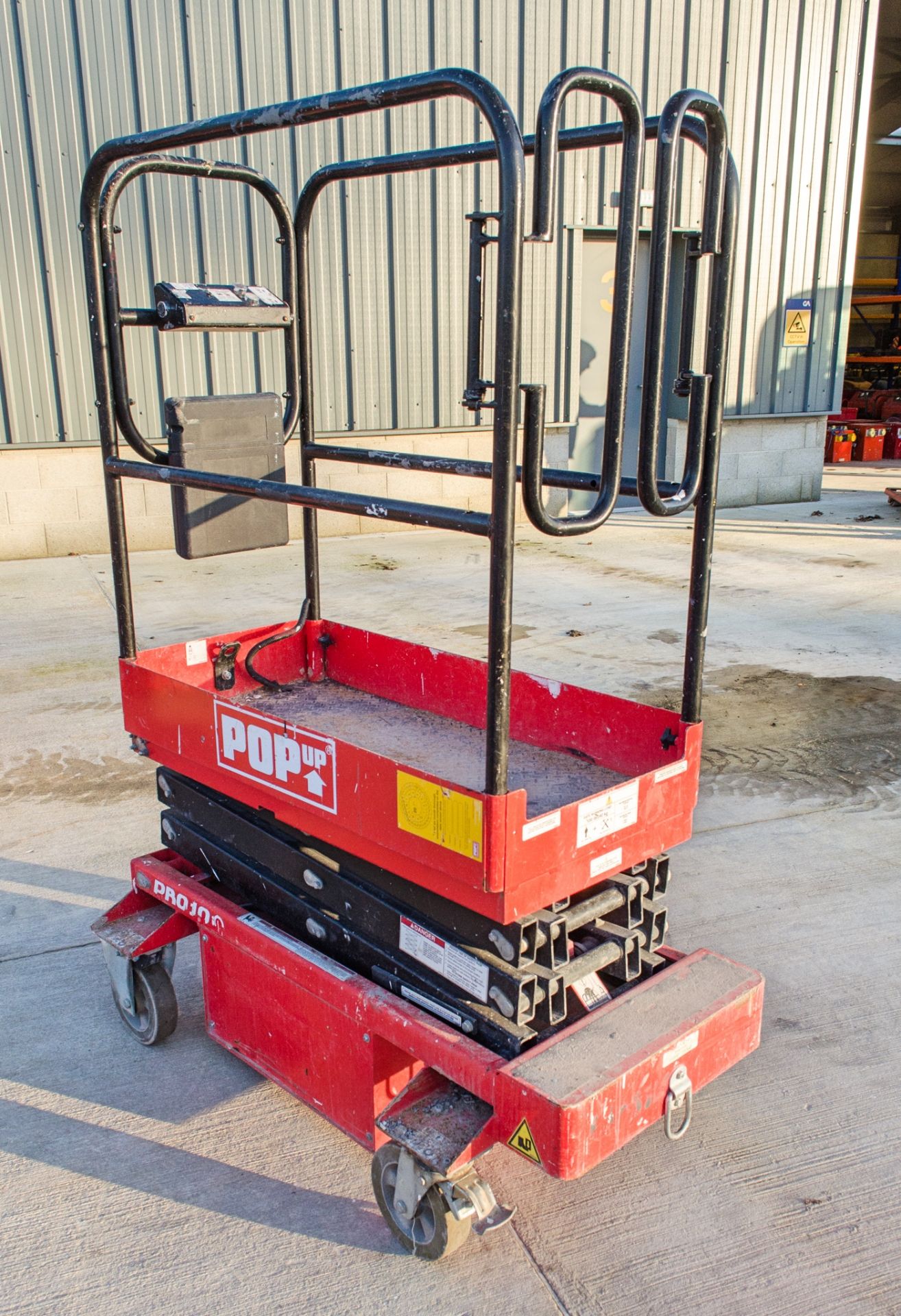 Pop Up Pro 10 battery electric push around scissor lift A740394 - Image 2 of 4