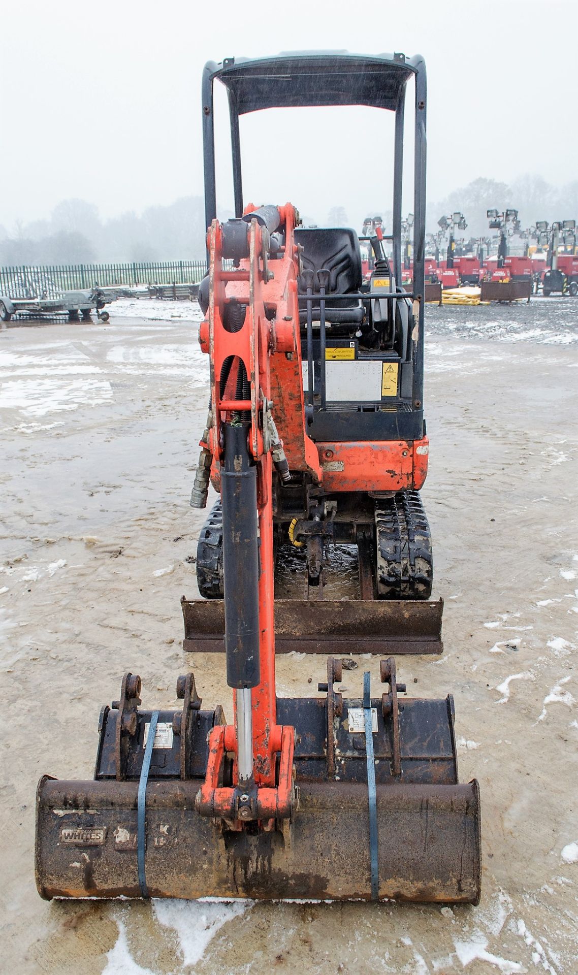 Kubota KX15-4 1.5 tonne rubber tracked mini excavator Year: 2015 S/N: 58748 Recorded Hours: 2210 - Image 5 of 20