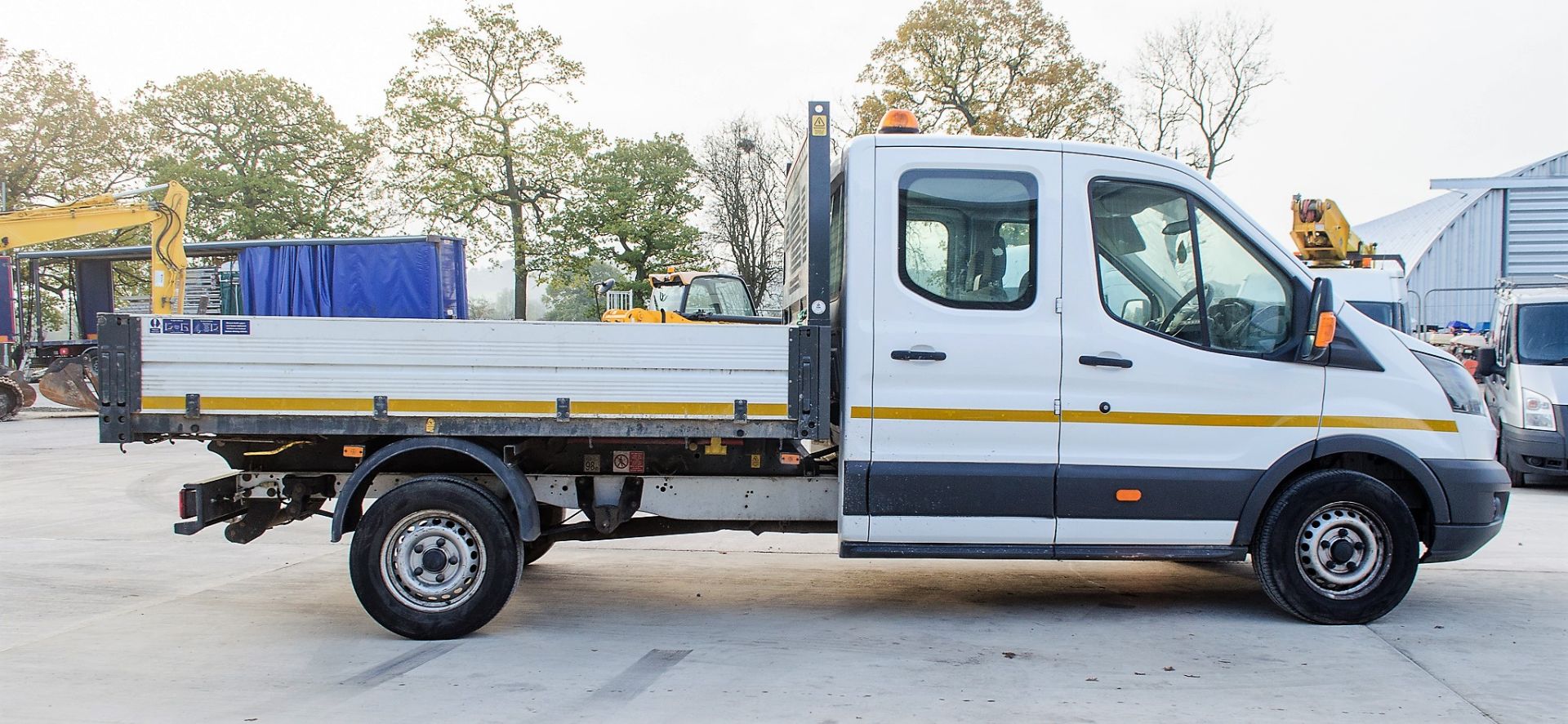 Ford Transit 350 TDCI 130 L3 LWB double cab tipper van Registration Number: CV18 EAF Date of - Image 8 of 27