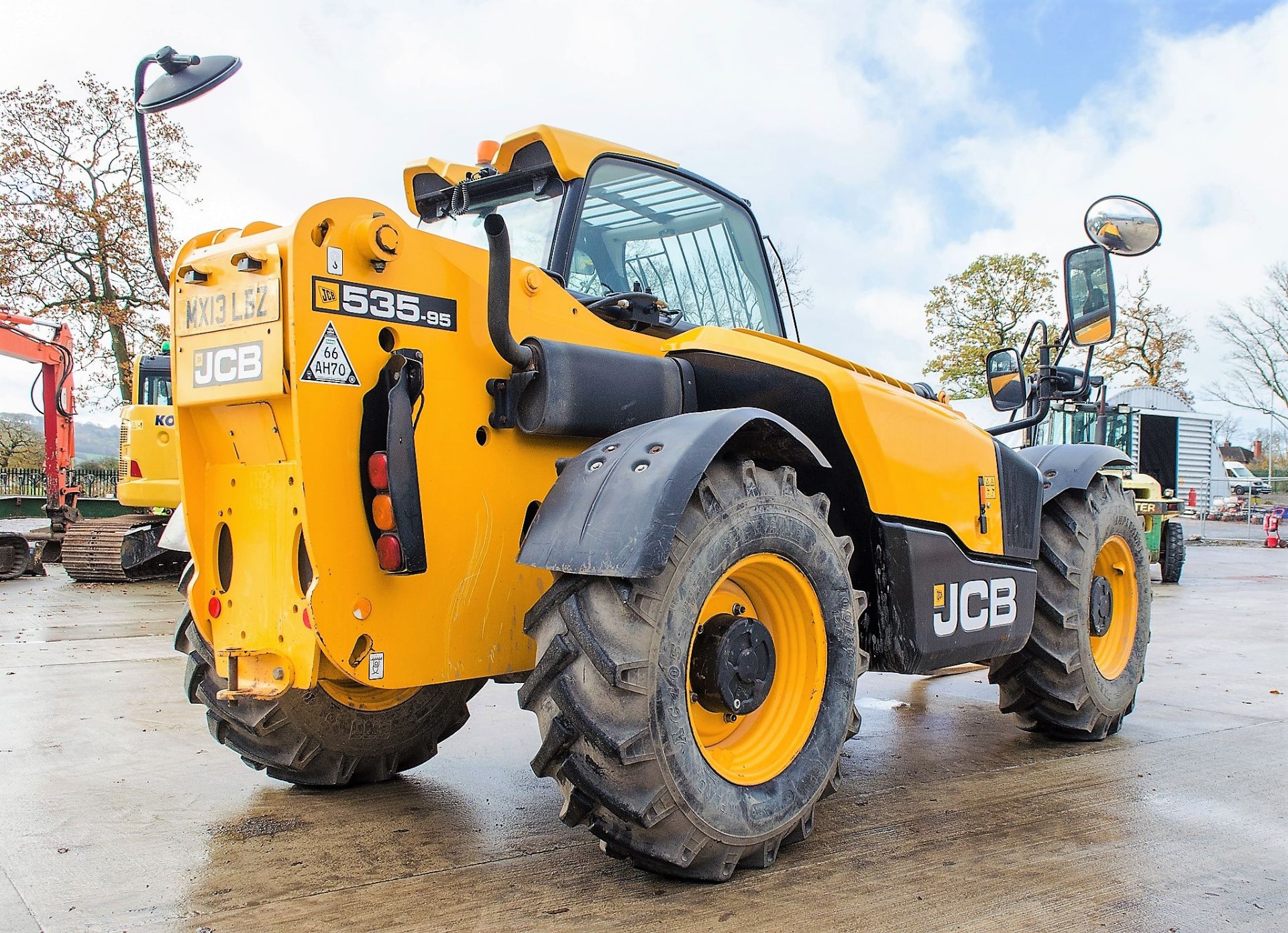 JCB 535-95 9.5 metre telescopic handler Year: 2013 S/N: 2176978 Recorded Hours: 4641 c/w joystick - Image 3 of 23