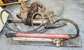 Rex hydraulic rotary pipe cutter