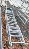 Tubesca aluminium ladder/podium S20