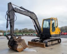 Volvo EC55B 5.5 tonne rubber tracked midi excavator Year: 2007 S/N: 35792 Recorded Hours: 6716